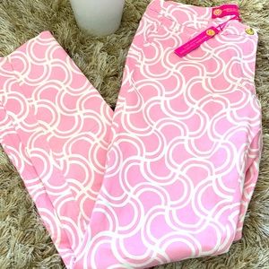 PREPPY pink and white PANTS  McBeth collection